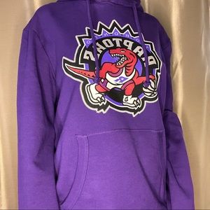 Brand New With Tags Large Purple Mitchell & Ness Raptors Hoodie